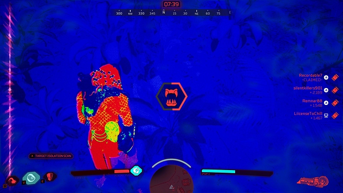 predator stuck