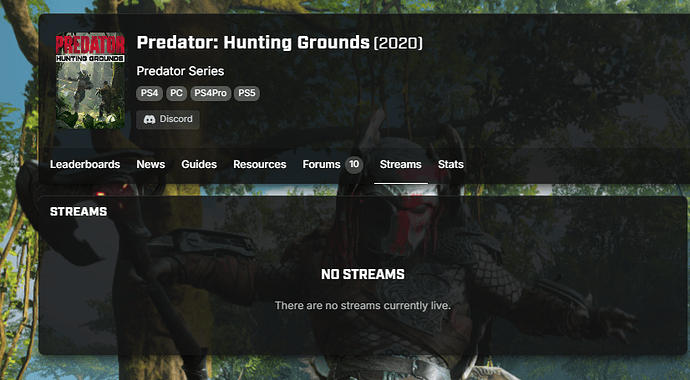 2025-04-19 10_57_11-Predator_ Hunting Grounds - Streams - Speedrun.com