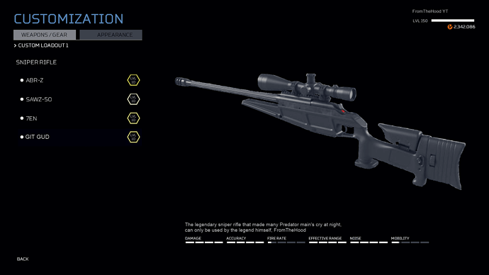 FromTheHood Sniper Rifle (velvia effect)
