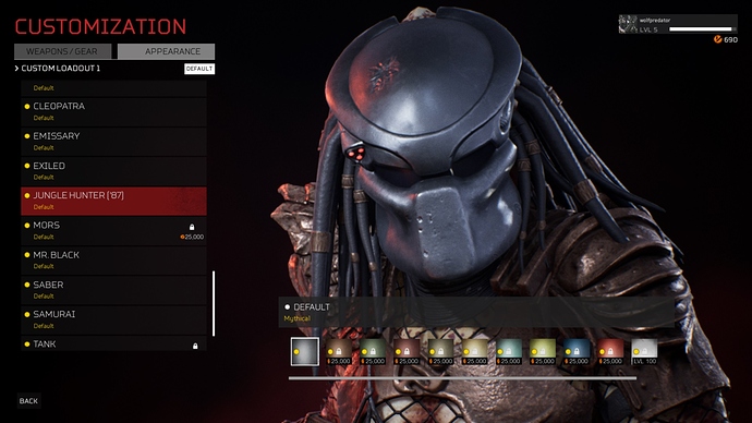 OMFG 87 Predator Mask UNLOCKED FUCKIN GOT IT