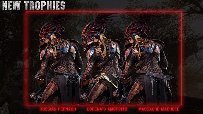 New trophies look