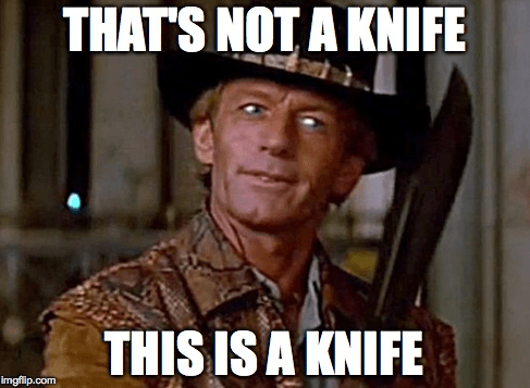knife
