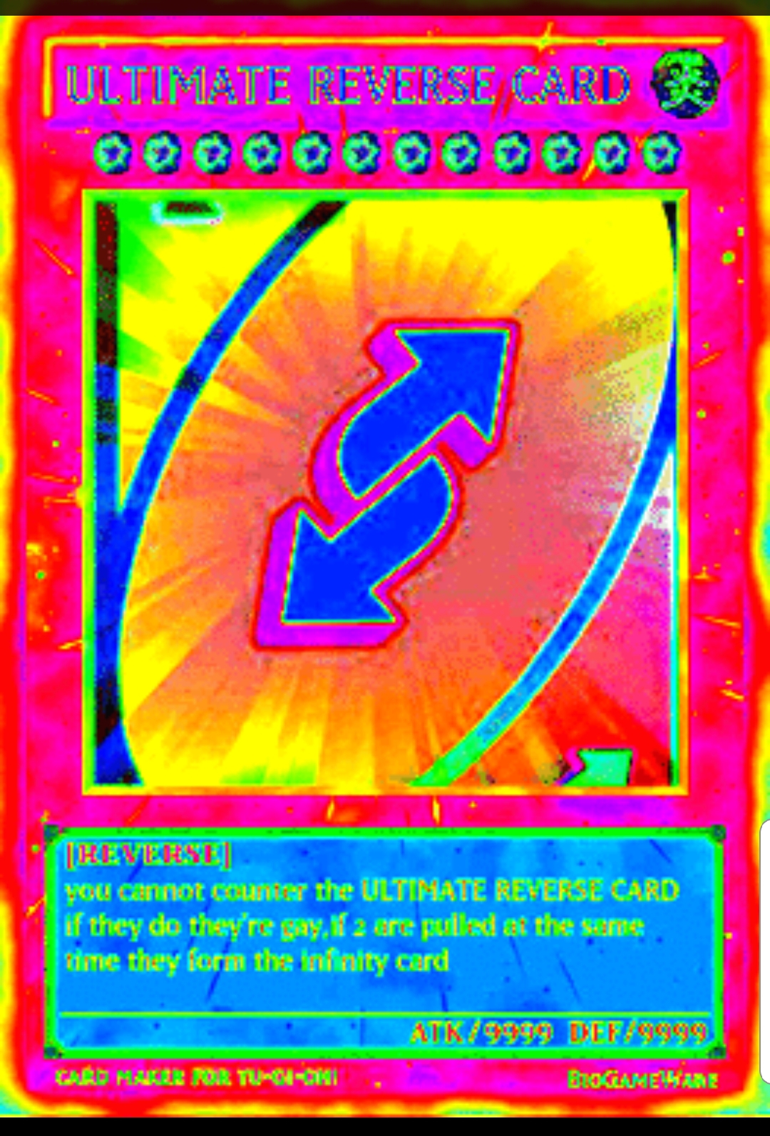 ULTIMATE REVERSE CARD I [REVERSE] you cannot counter the ULTIMATE REVERSE  CARD if they do they