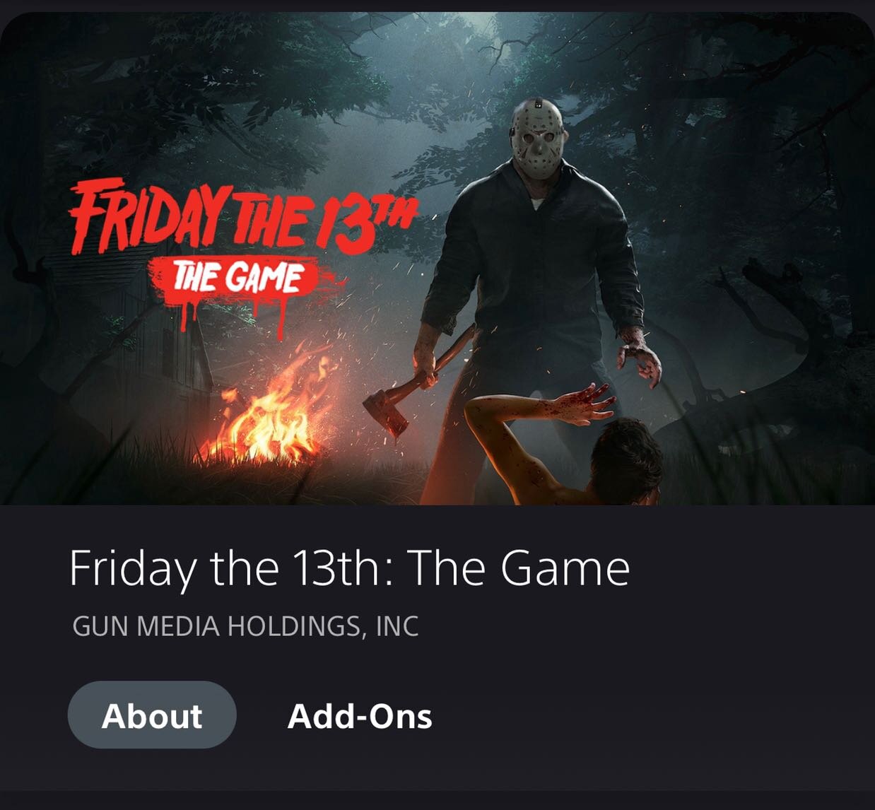 Friday the 13th game deals playstation store